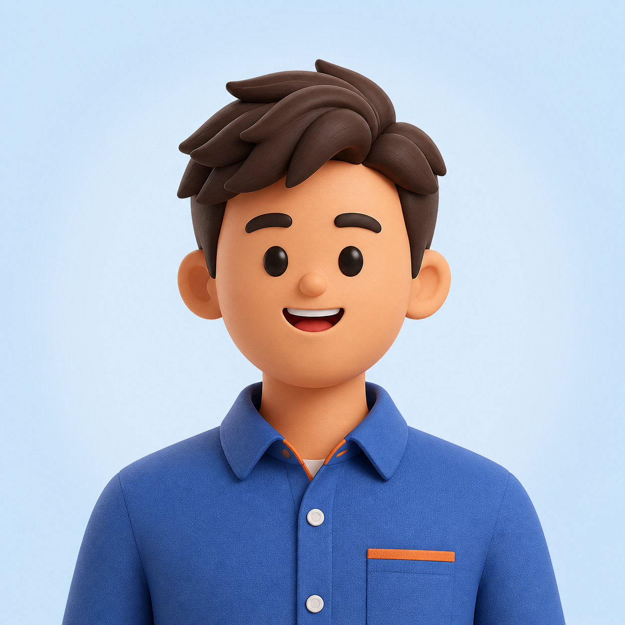 市场 / 运营 / 销售负责人的 3D 卡通人物形象