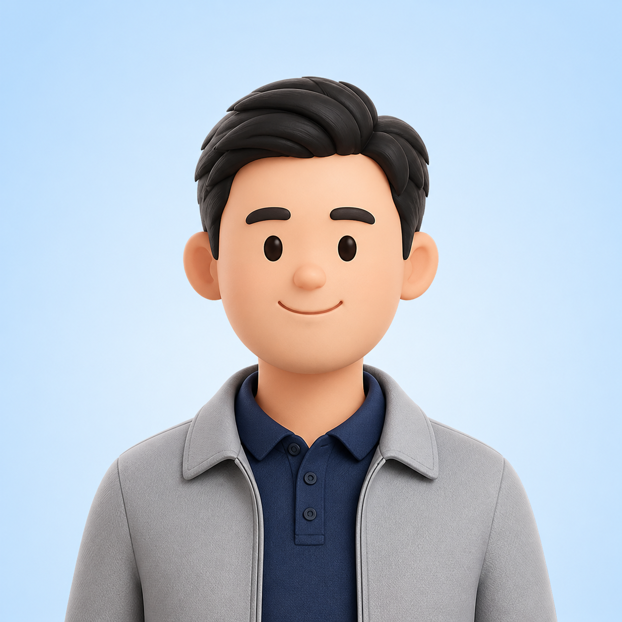 中小企业老板 / 管理层的 3D 卡通人物形象