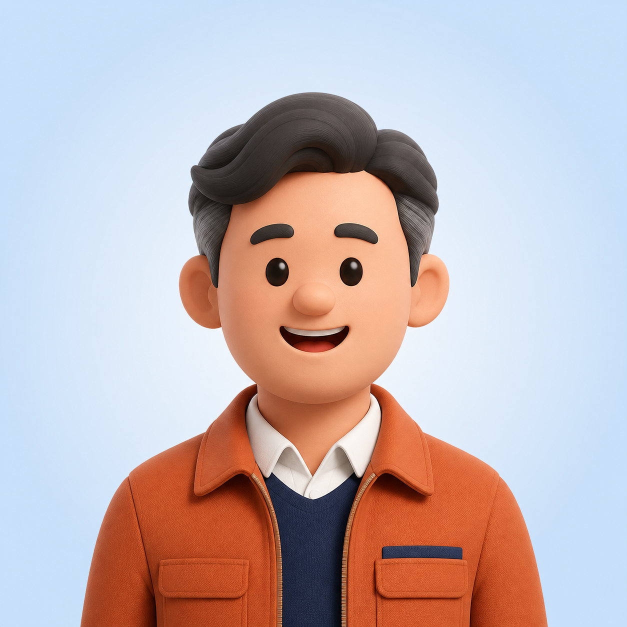 传统行业转型者的 3D 卡通人物形象
